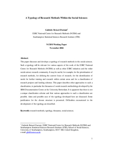 Methodology examples for research proposal