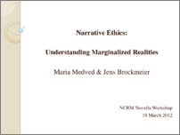 [thumbnail of Narrative Ethics: Understanding Marginalized Realities]
