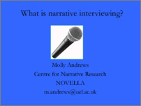 [thumbnail of 'What is Narrative Interviewing' Presentation]