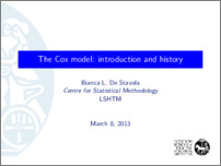 [thumbnail of The Cox model: introduction and history]