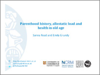 [thumbnail of Parenthood history, allostaticload and health in old age]