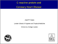 [thumbnail of C-reactive protein and Coronary Heart Disease by J. P. Casas]