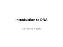 [thumbnail of Introduction to DNA]