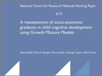 [thumbnail of A reassessment of socio-economic gradients in child cognitive development using Growth Mixture Models.pdf]