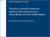 [thumbnail of Time for a revival - A historical review of the social survey in Great Britain and the United States.pdf]