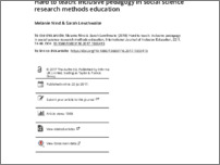 [thumbnail of Hard to teach inclusive pedagogy in social science research methods education.pdf]