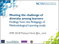 [thumbnail of __filestore.soton.ac.uk_users_man_mydocuments_NCRM_2014-15 Pedagogy WP5_Outputs_Presentations_RMF_Meeting the challenge of diversity.pdf]