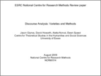 [thumbnail of Methods review paper: Discourse Analysis]