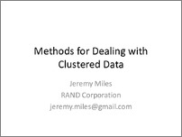 [thumbnail of Methods for Dealing with Clustered Data.pdf]