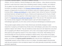 [thumbnail of Introduction to The Ethics of Research Involving Children – Common Questions, Potential Strategies and Useful Guidance.pdf]
